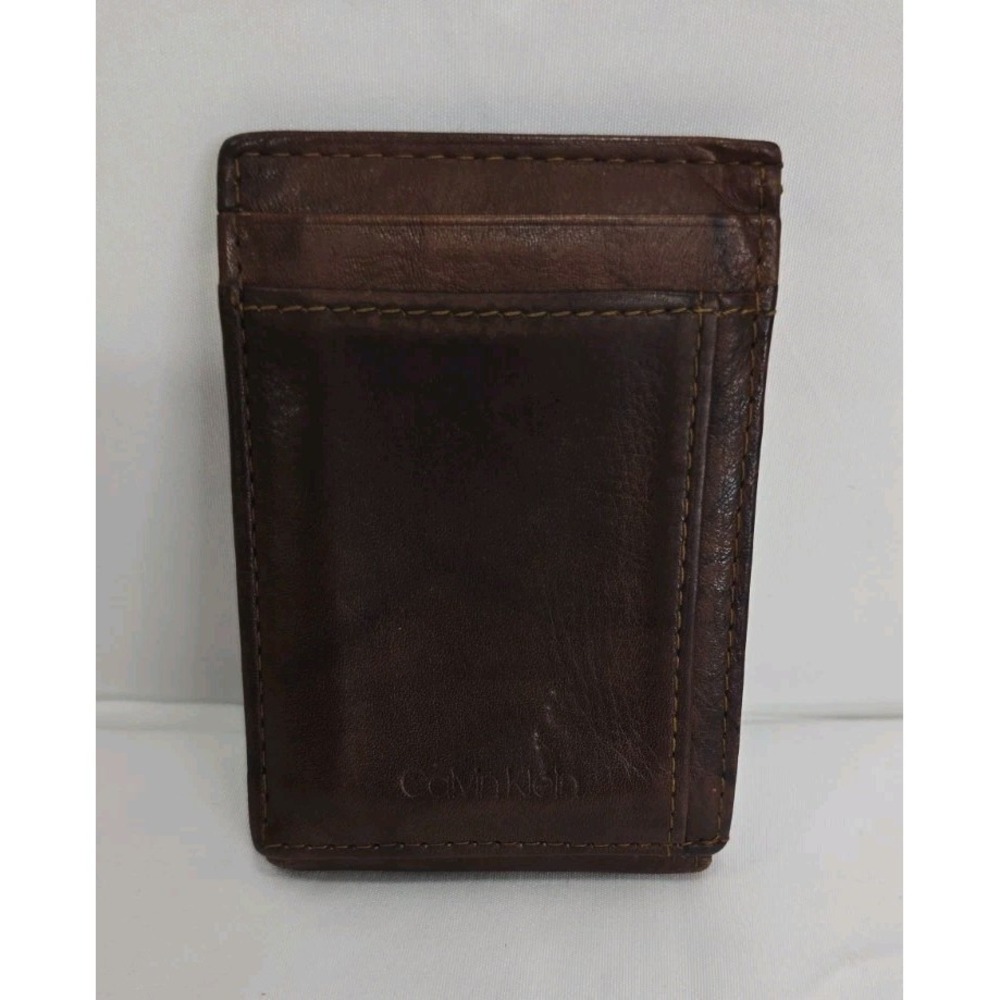 Calvin Klein Bifold Wallet Genuine Leather